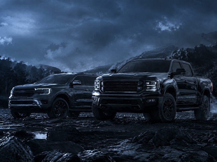 Picapes e SUVs grandes